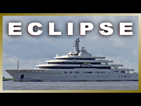 Roman Abramovich's Super Yacht ECLIPSE in Germany