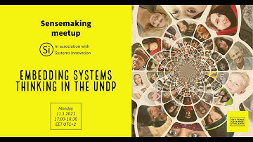 Sensemaking Meetup 11.1.2021: Embedding Systems Thinking in the UNDP