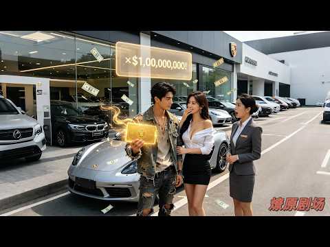 窮小夥逛街遭勢利眼櫃員當眾羞辱，豈料他覺醒財富系統，給女神花1萬塊返利1個百億秒變全球首富！啪啪打臉拜金女大快人心，無數美女總裁投懷送抱！ #神級返利系統 poster