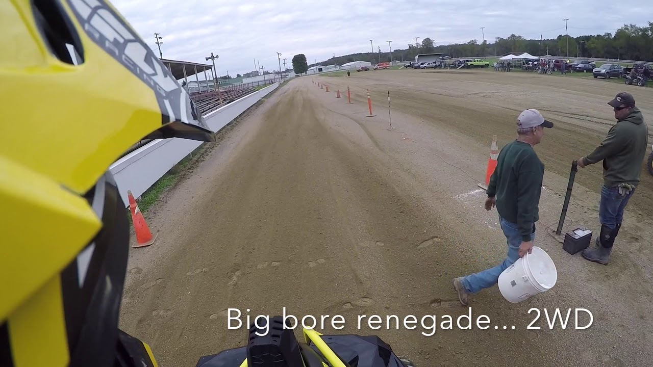 ATV Drag Races - Wattsburg Fair - Renegade 1000XMR - YouTube
