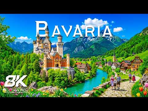 🚗 Bavaria 8k Scenic Drive 🇩🇪 Stunning Alpine Roads, Fairytale Castles  & Peaceful Nature Escape
