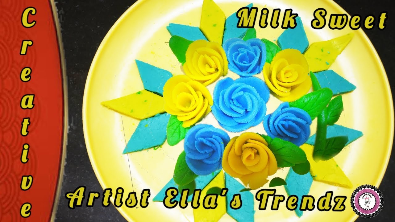 Rose Flower Sweet | 3 Ingredients Recipe | Easy Sweet Recipe at Home ...