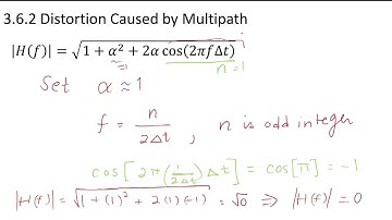 6 - 3.6 Frequency Selective Fading Explained