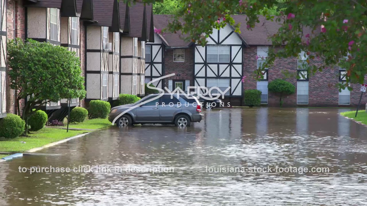 264 flooded apartment complex video stock footage - YouTube