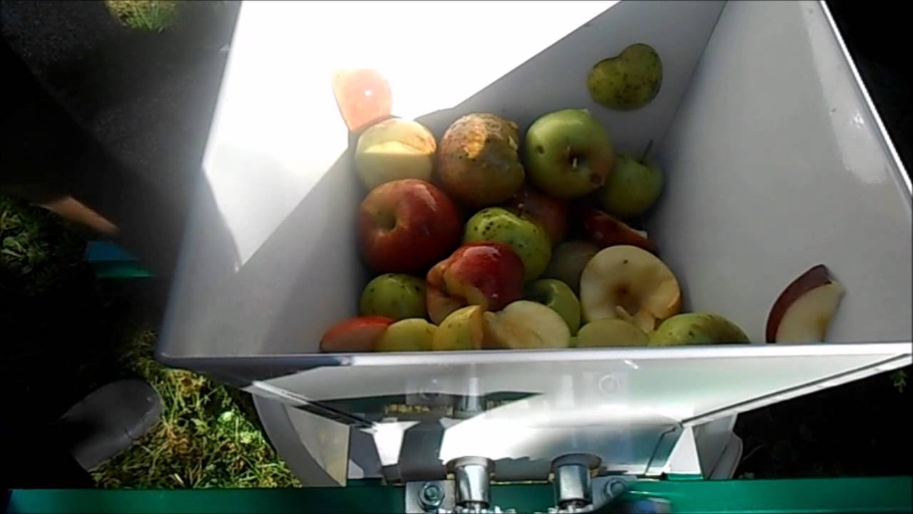 manual apple mill YouTube