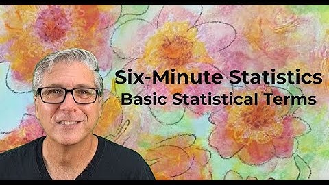 Basic Statistical Terms and Definitions