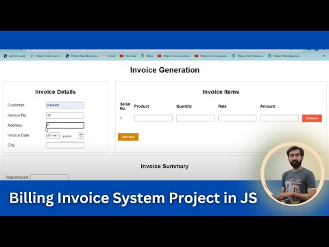 How to create billing system project in | html CSS and JavaScript | teach learn school