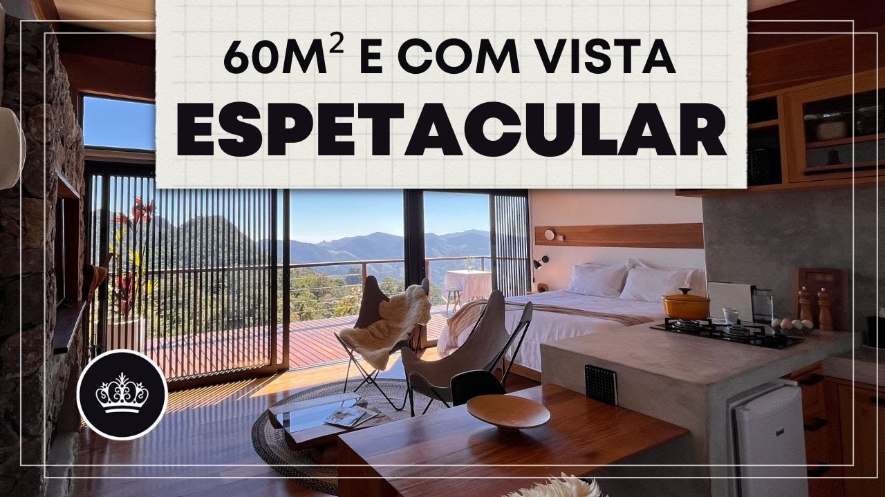 CHALÉ na SERRA da MANTIQUEIRA! Encantador e com ÓTIMAS soluções