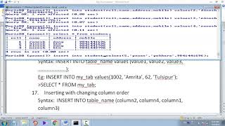 16 insert without giving column names