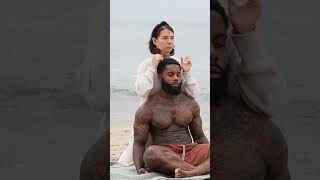 Upper Body & Scalp Massage | Deep Relaxation on the Beach | Oil Massage