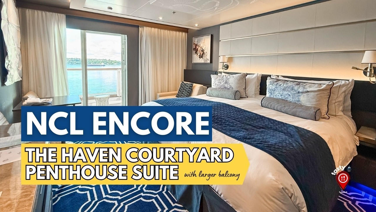 NCL Encore Haven Courtyard Penthouse Suite 17112 – Cabin Tour
