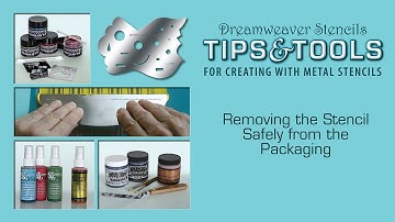 Dreamweaver Stencils - Removing the Stencil from the Package