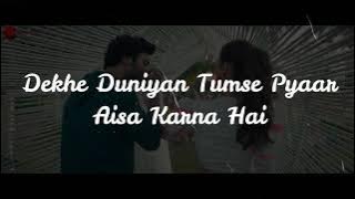 O Yaara Dil Lagana Lyrical Video | Sanak | Vidyut, Rukmini | Stebin Ben ,Manoj | Nadeem-Shravan