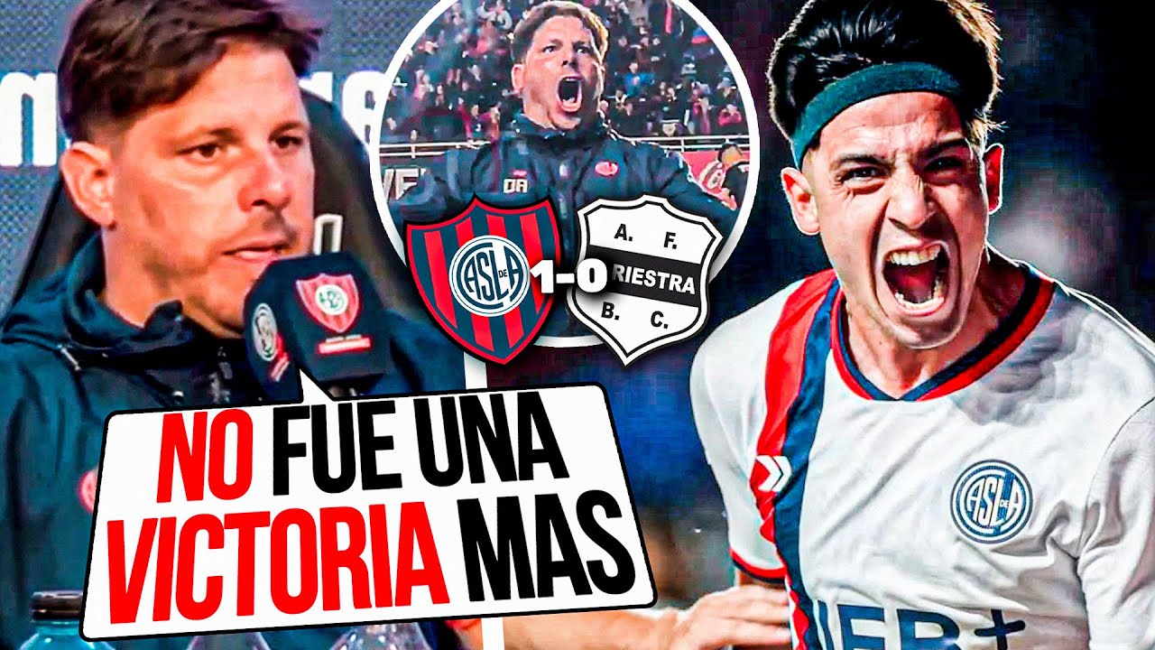 IMPRESIONANTE TRIUNFO del CICLÓN que BAJÓ AL PUNTERO | San Lorenzo 1-0 ...