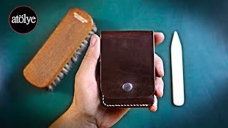 Leather Craft | Leather Wallet Making | Personalized wallet | Minimalist wallet