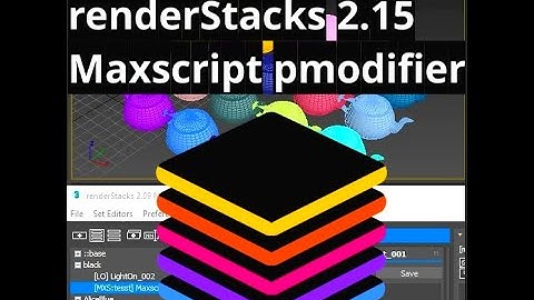 remderStacks 2.15 Maxscript pmodifier