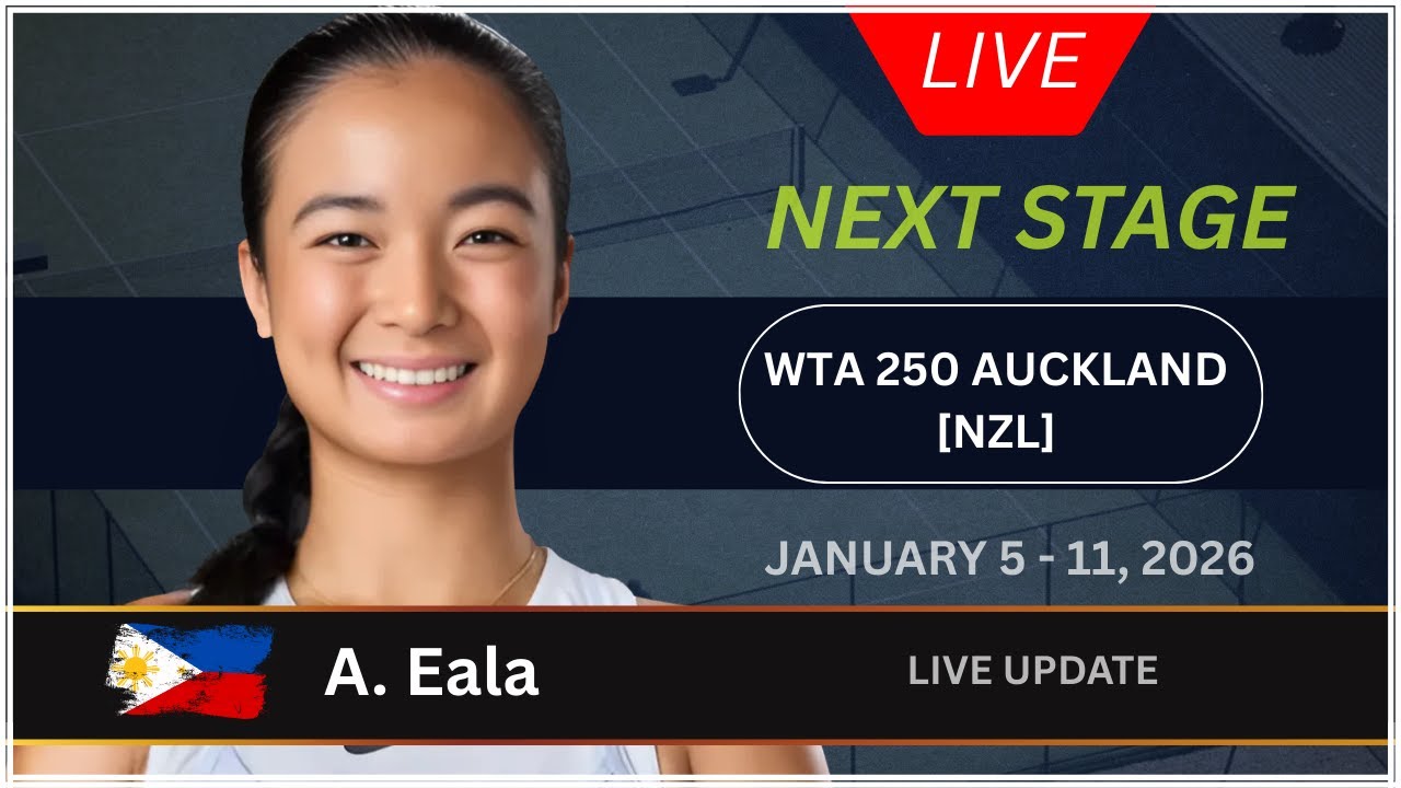 Alexandra Eala 🇵🇭 in ASB Classic Auckland 2026 | LIVE Chat & Match Updates 🎾