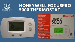 Honeywell FocusPro - Straight Cool Setup & Wiring