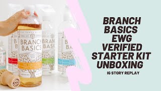 Branch Basics Starter Kit Unboxing (EWG Verified)