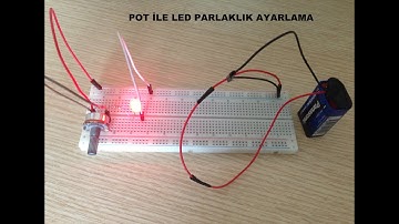 Pot ile led parlaklık ayarlama.(Arduino
