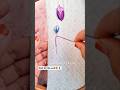 🥰 Satisfying Hand Embroidery in few seconds #shorts #viral #embroidery #diy #ytshorts
