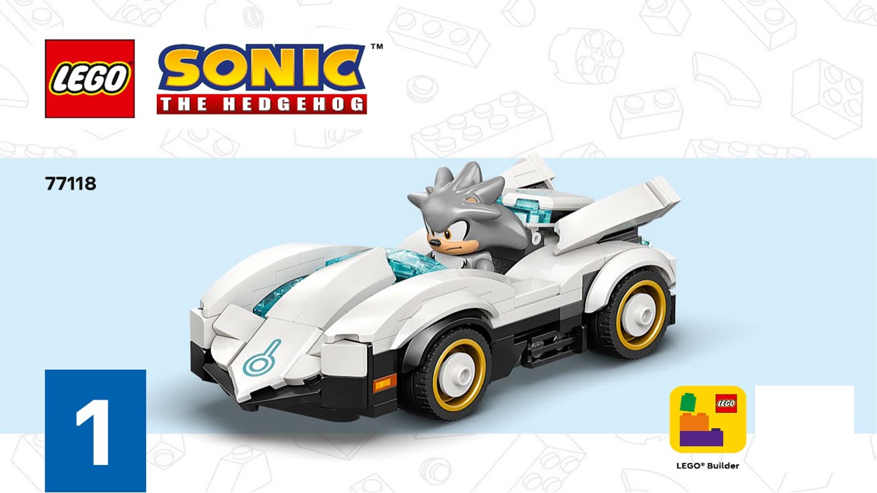 Sonic the Hedgehog - Silver's Car vs. Knuckles' Monster Truck LEGO instructions