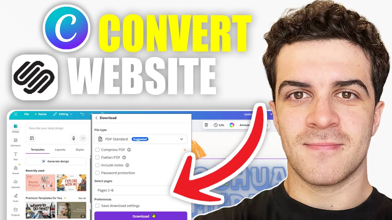 How To Convert Canva Website To Squarespace [2026 Guide]