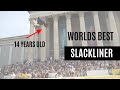 Slackline worldcup final 2023  rikuto vs alisson