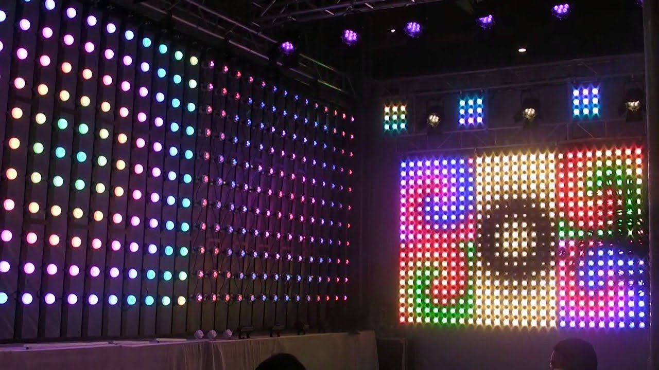 High power 20W LED pixel lighting matrix lighting - YouTube