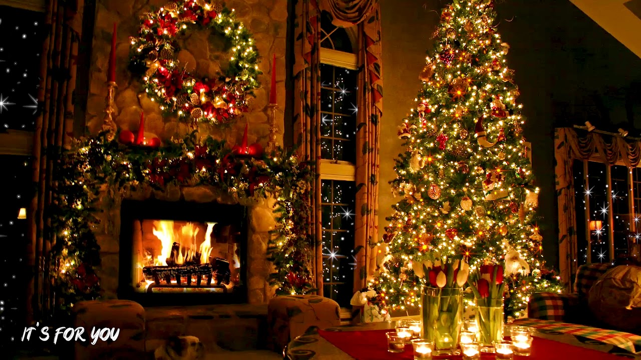 Heavenly Christmas Music, Fireplace Sounds, Relaxing Christmas Classic