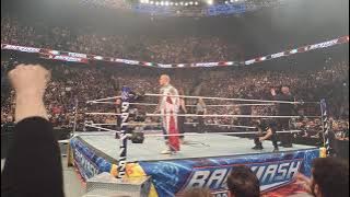 CODY RHODES ENTRANCE AT WWE BACKLASH LYON - HUGE POP & CROWD SONG - RINGSIDE #wwe #backlash #france