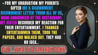 Full My Parents Gave Me Disownment Papers For My Graduation Until The CEO Called My Name They Froze Guide