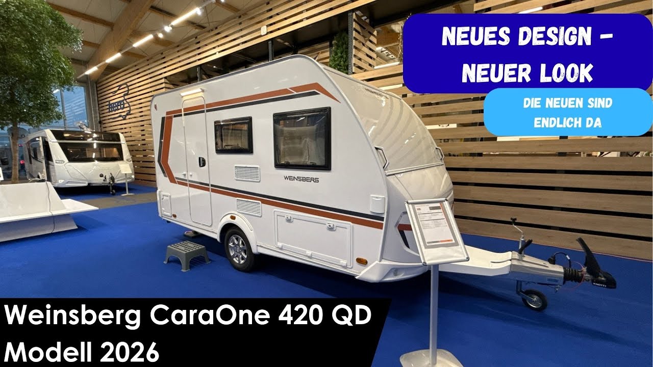 Im neuen Design! Der Weinsberg CaraOne 390 WD Modell 2026