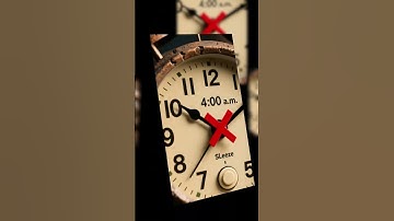 The First Alarm Clock Could Only Ring at 4 A M ! #youtubeshorts
