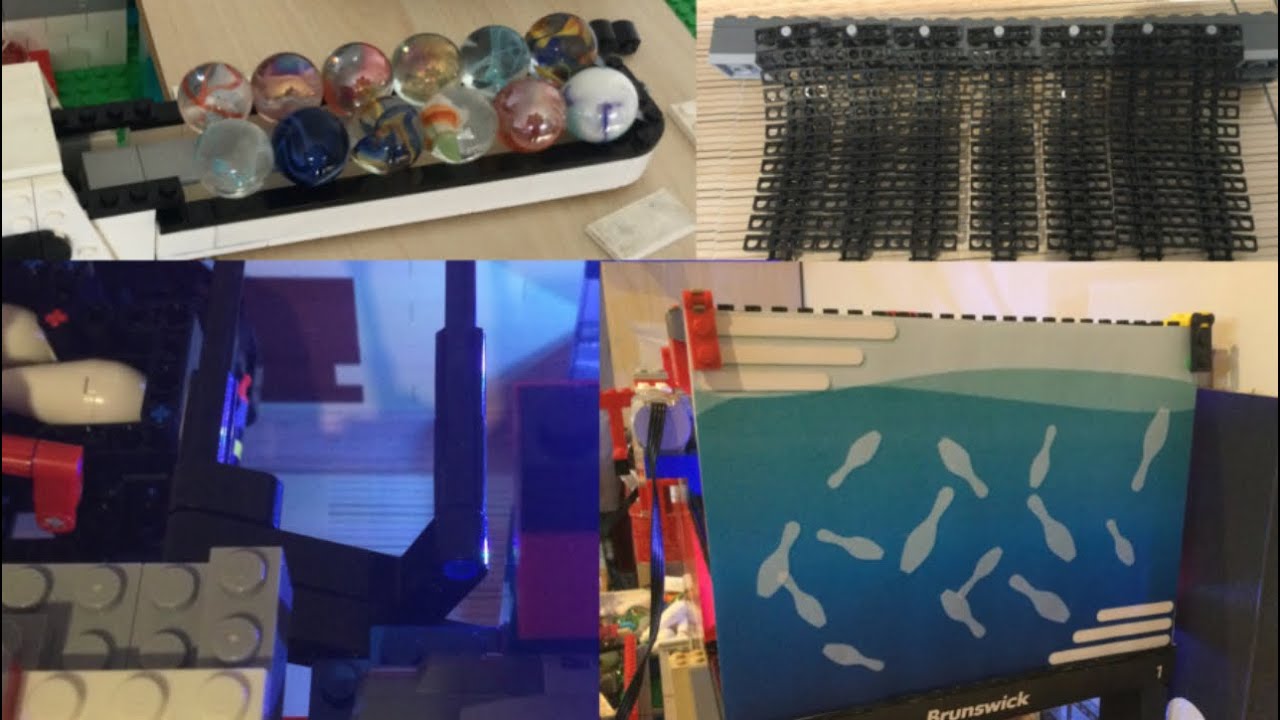 Lego Bowling Pinsetter 100 Subscriber Special! New ball return, Pit