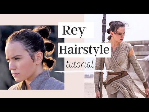 Rey's Triple Buns | The Force Awakens Star Wars Hairstyle Tutorial
