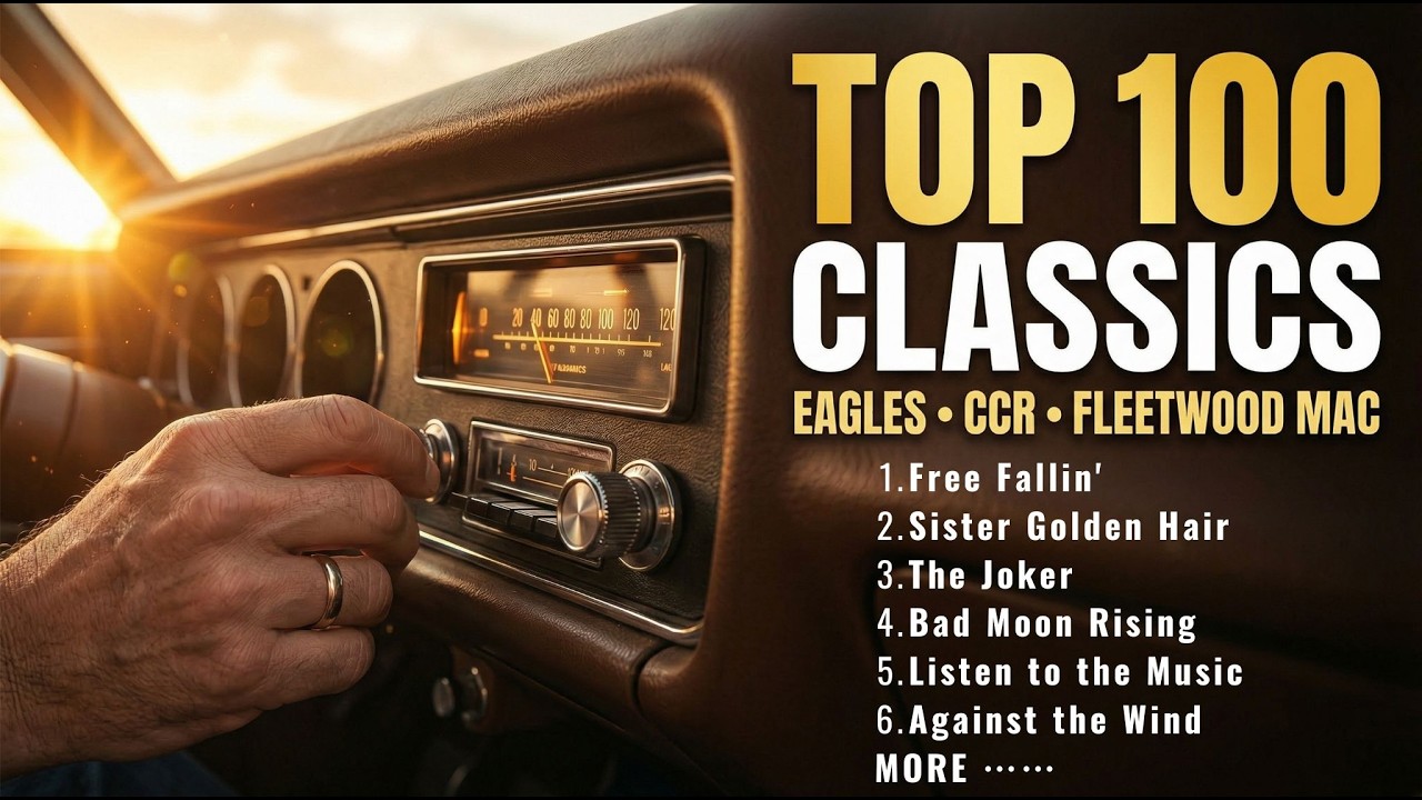 Greatest Acoustic Rock Songs of All Time 🌅 Best 70s 80s Road Trip Ballads (Eagles, Fleetwood Mac)