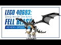 LEGO 40693 The Lord of the Rings Fell Beast INDEPTH REVIEW mp3
