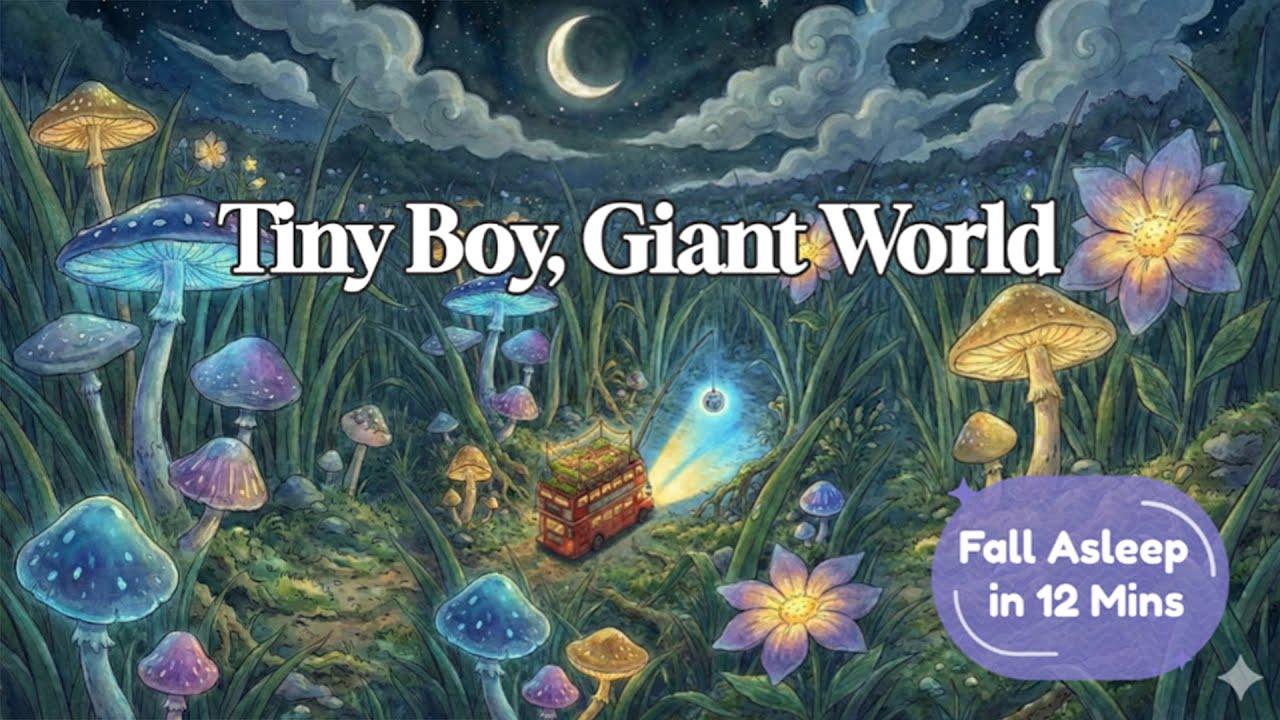 Living in a Toy Bus 🚌 | A Ghibli-Style Sleep Story for Kids & Adults (Leo's Journey)