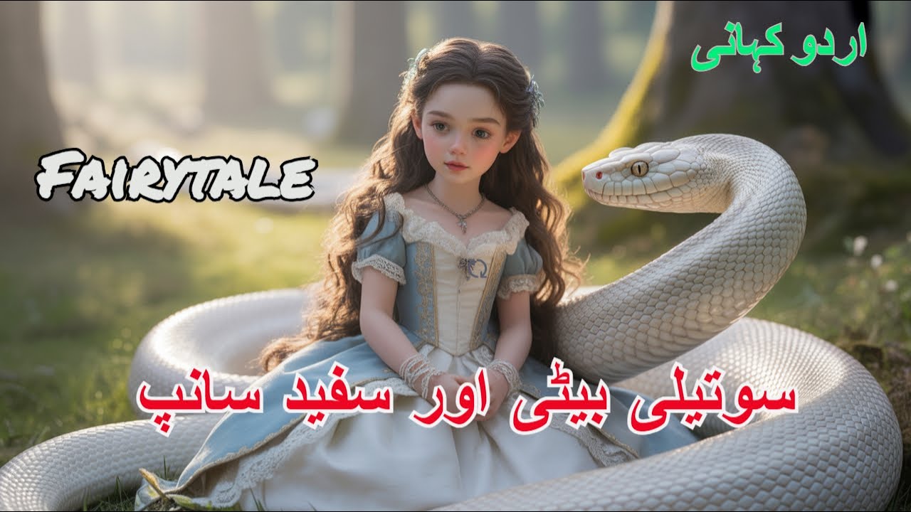 Stepdaughter and white snake💔💔 | urdu stories | Hindi fairy tales | 