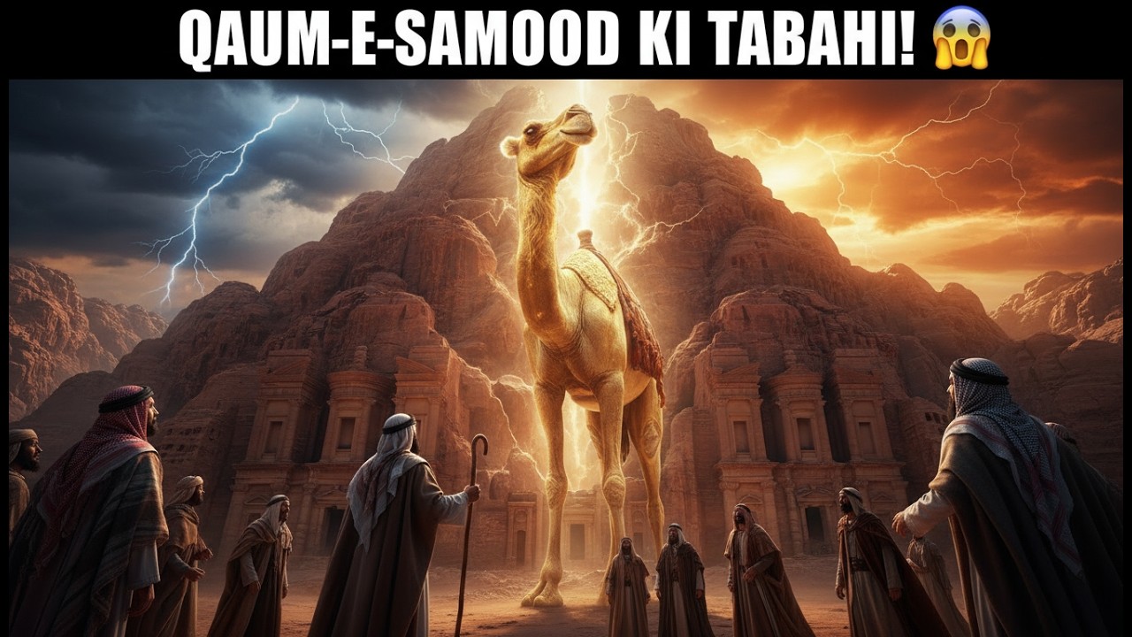 قوم ثمود کی تباہی 😱 Allah Ki Ontni Ka Mojza  Hazrat Saleh AS Story in UrduHin
