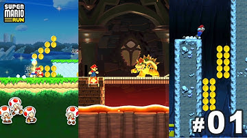 Super Mario Run - Gameplay Walkthrough  - World 1 | Remix 10, Toad Rally | EP 01 (iOS, Android, PC)