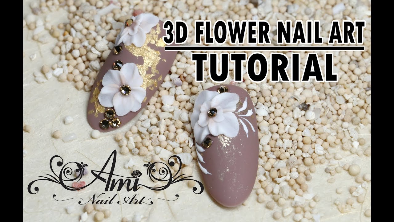 5. DIY 3D Flower Nail Art for Beginners - wide 3