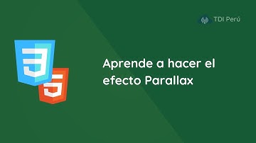 Aprende a hacer el efecto Parallax con HTML y CSS