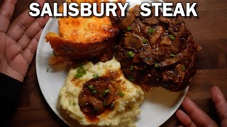 Juicy & Tender Salisbury Steak with Mushroom Gravy