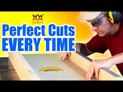Build a crosscut sled: essential table saw jig
