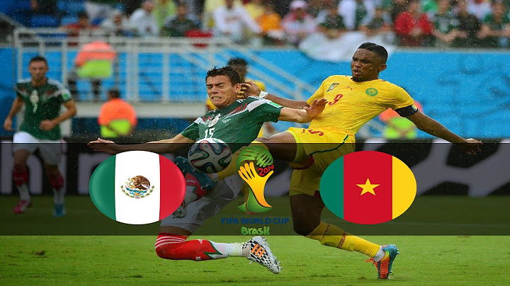 Mexico vs Cameroon 2014 FIFA World Cup Brazil Match 2