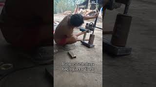 Pembuatan Alat Pres Baglog Jamur Tiram