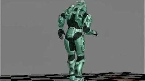 Master Chief dancing to Simpsons Hit and Run Bart city music