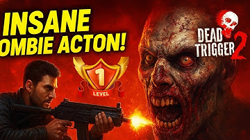DEAD TRIGGER 2 GAMEPLAY LEVEL 1 | FIRST MISSION | ZOMBIE SHOOTING GAME ANDROID